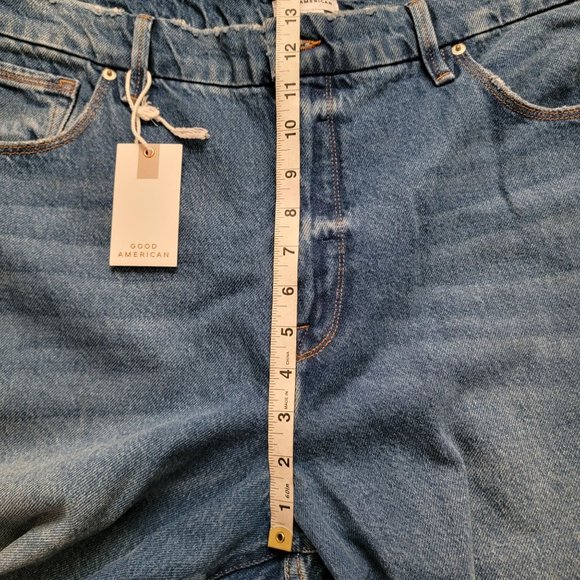 Good American Jeans Women's 16 Plus Good Vintage Straight Ripped MSRP $155 - Picture 6 of 8